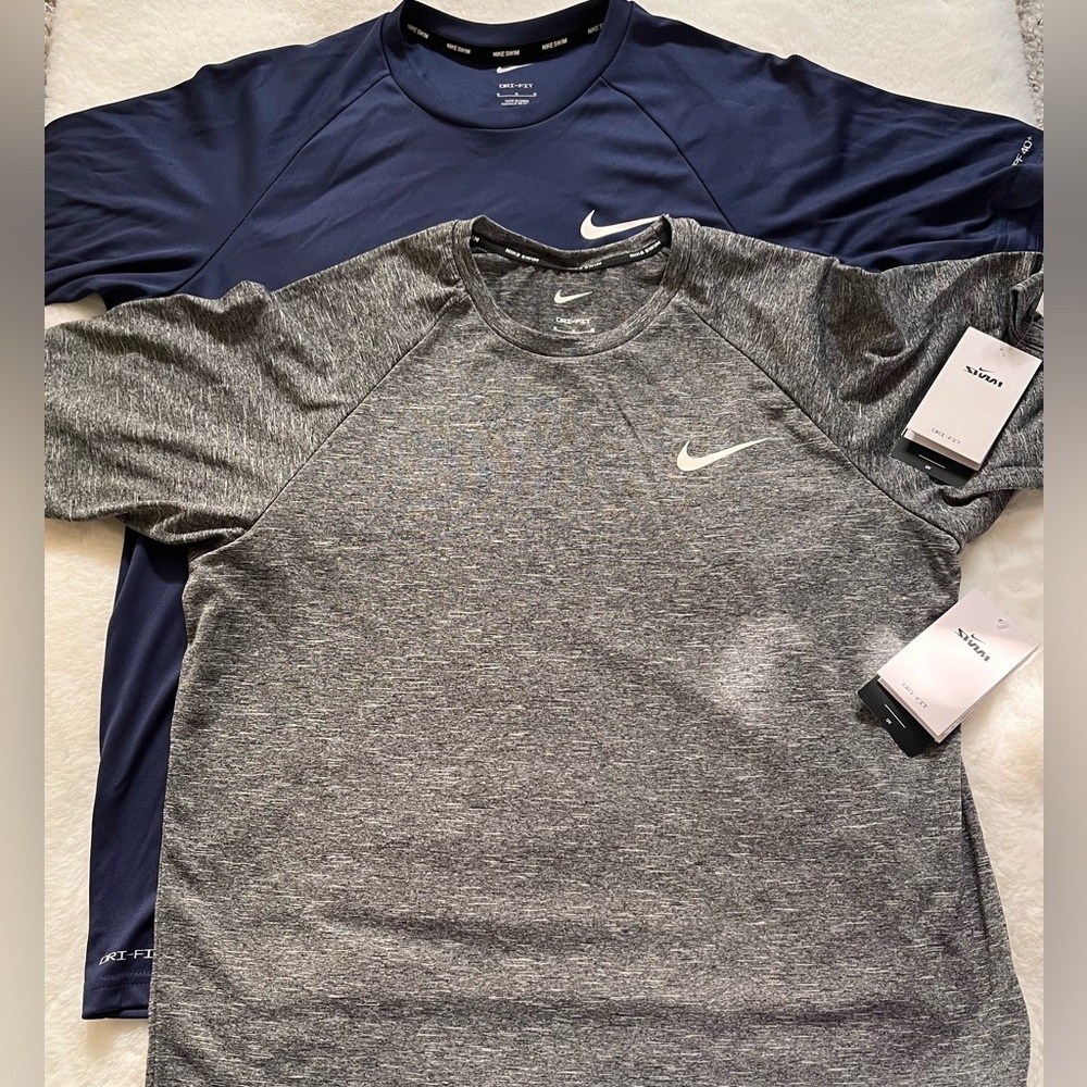 Bundle of Two Mens Nike Swim Shirts